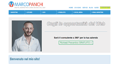 Desktop Screenshot of marcopanichi.com